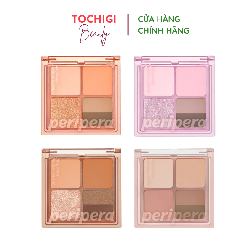 Phấn Mắt 4 Ô Peripera Ink Pocket Shadow Palette 6.4g
