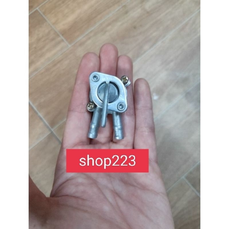 khóa xăng xe cub 2 vòi