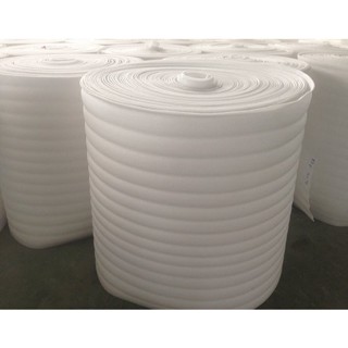 Cuộn Mút Xốp Pe Foam Dày 5mm Dài 50m, Xốp Gói Hàng