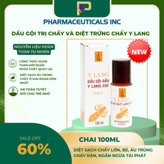  Dầu Gội Chấy  chí  Y Lang 100ml  không lược  