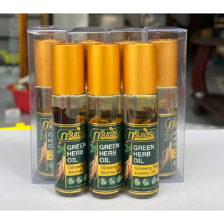 Dầu Lăn Nhân Sâm Thái Lan Green Herb 8ml