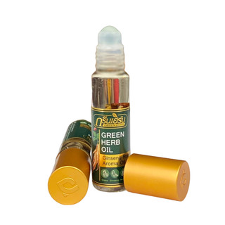 Dầu Lăn Nhân Sâm Thái Lan Green Herb 8ml