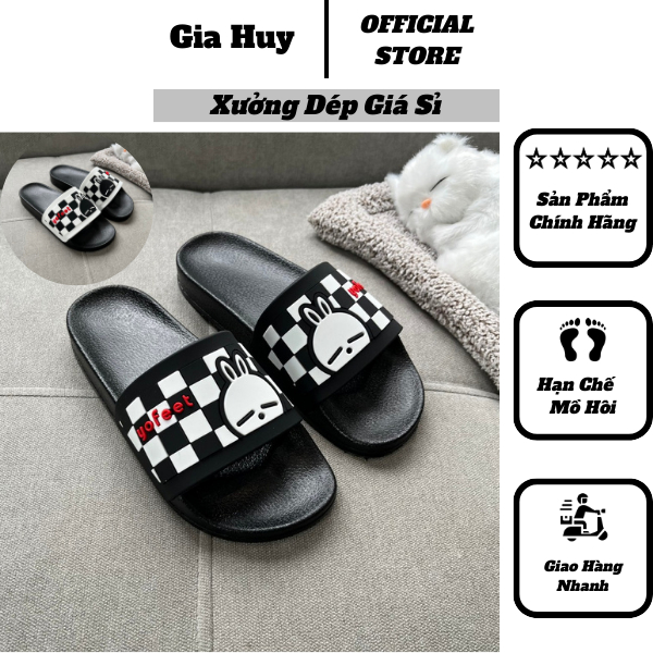  Dép Nam Nữ Quai Ngang Thời Trang BM 18 XT Yofeet - Dép Lê Nam Nữ Gia Huy OFFICIAL 
