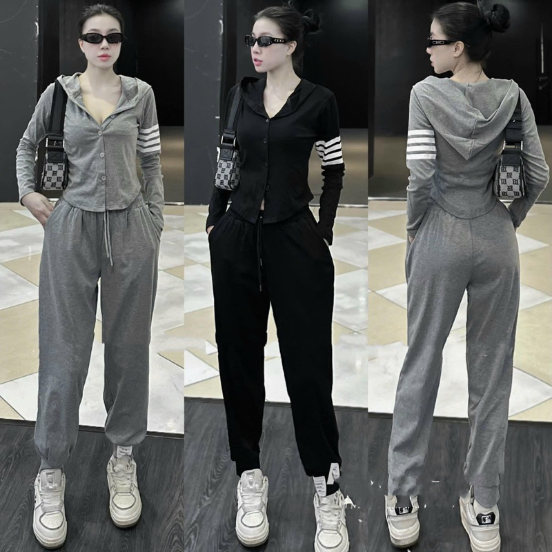 Bộ Len Tăm Mũ Tay Vạch Xịn Xò