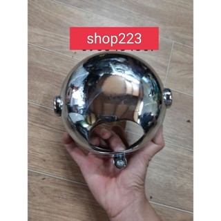 gáo đèn pha xe chaly bằng sắt mạ inox