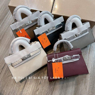  Túi xách nữ Hờ mờ kê ly khóa bạc Sz 19 22 Loại đẹp 