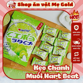 Kẹo chanh muối vitamin C Hart Beat, kẹo chanh muối Thái Lan (gói 100g)
