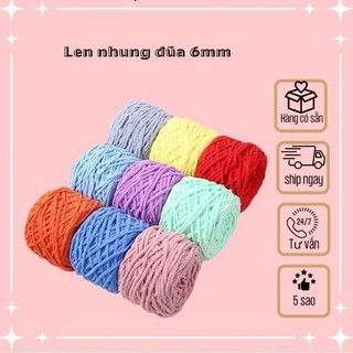 Len Nhung Đũa (Bảng Màu Trơn) - Cuộn 100gr