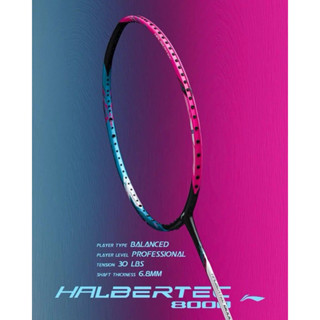 Vợt cầu lông khung full carbon Lining Halbertec 8000 4U bản F1 cao cấp, tặng kèm 01 cuộn cốt + cuốn cán + bao