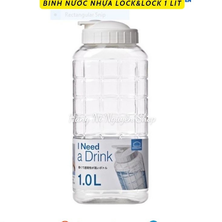 Bình nhựa đựng nước Lock&Lock 1 Lít