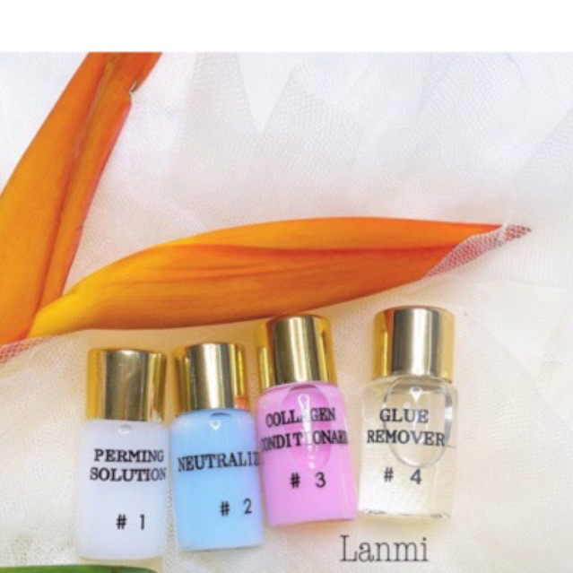[SHIP HOẢ TỐC ]Set 4 Lọ 1,2,3,4 Của Bộ Uốn Mi Dưỡng Collagen_Uốn Nhanh ,Giữ Nếp Lâu_Lannoimi_lannoimi6666