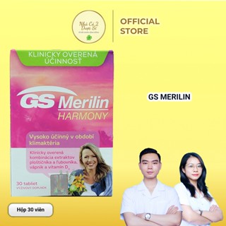 [Nội Tiết] GS Merilin Harmony - Hỗ trợ phụ nữ thời kỳ tiên mãn kinh và mãn kinh dẫu hiệu bốc hỏa, giảm ham muốn