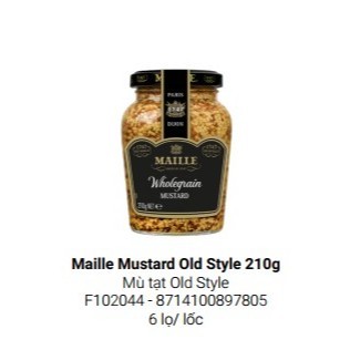 Mù tạt Maille DIJON, OLD STYLE (Size lớn) Nhập khẩu Pháp