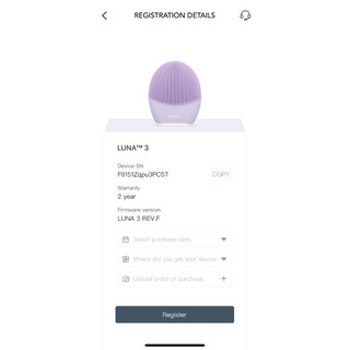 [CHÍNH HÃNG] Máy rửa mặt FOREO LUNA 3 order hàng used