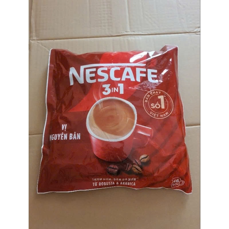 NesCafe BỊCH Xanh - Đỏ - Cà Phê Hòa Tan 3.1 ( 46 gói X 17g)