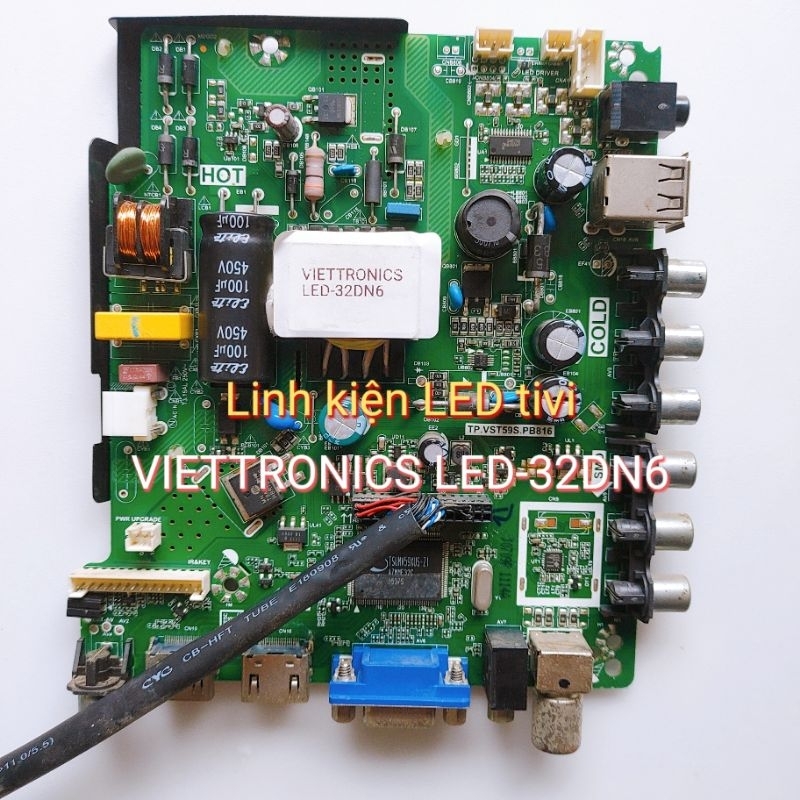 Bo khiển liền nguồn tivi VIETTRONICS LED-32DN6