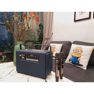 Loa Bluetooth Di Động  Arirang Classic I, Bass 16.5cm, Công Suất 150W, Kèm 2 Tay Mic