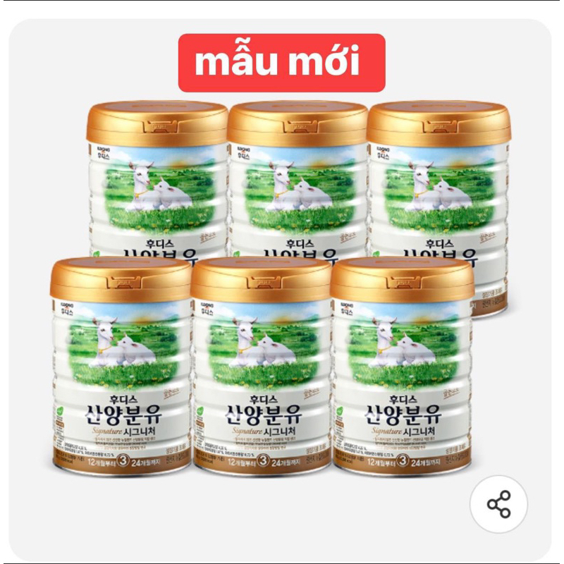 Sữa dê Ildong Hàn Quốc số 3 mẫu mới date 2028 hộp 800gram