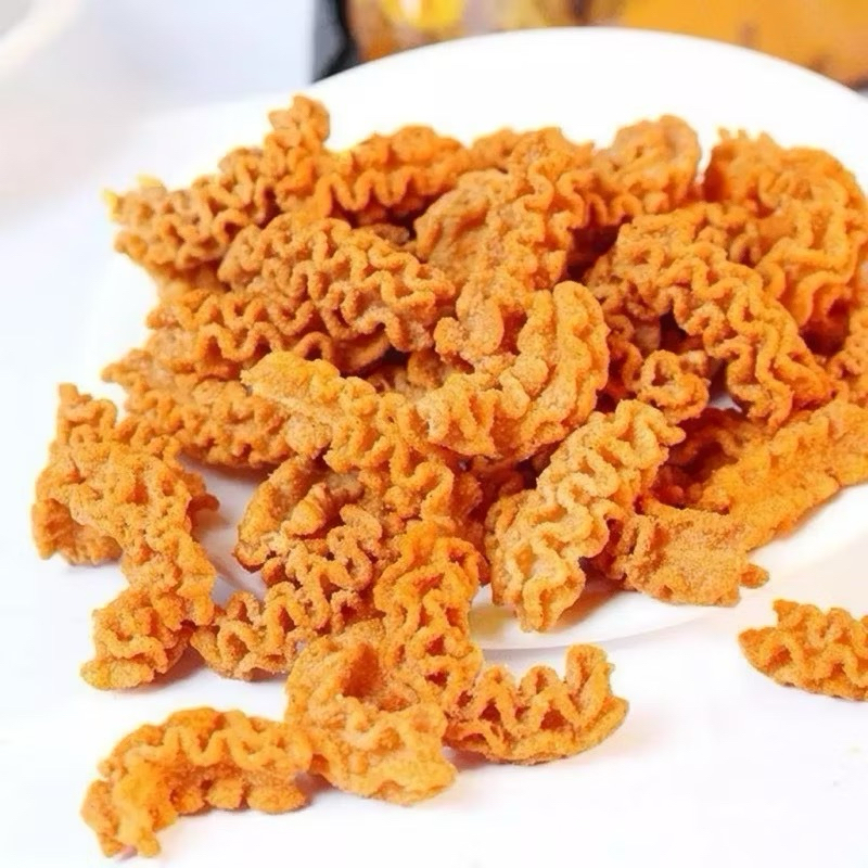 500g snack quẩy râu mực xoắn cay thơm ngon