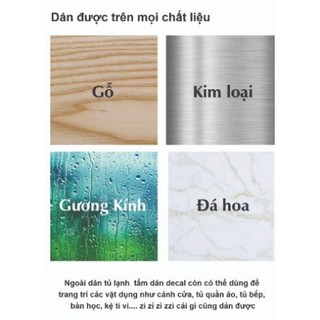 Tranh dán tủ lạnh cốc nước chanh
