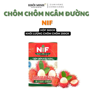 Chôm Chôm Ngâm Đường Nif Hộp 560Gr