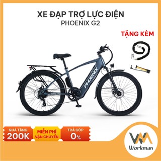  Xe Đạp Trợ Lực Điện Phoenix G2 - Xe Đạp Học Sinh - Pin Khỏe - Động Cơ Mạnh Mẽ 