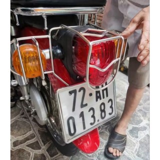Bộ đèn hậu xe CUB đời mới ( chụp đèn màu đỏ ).