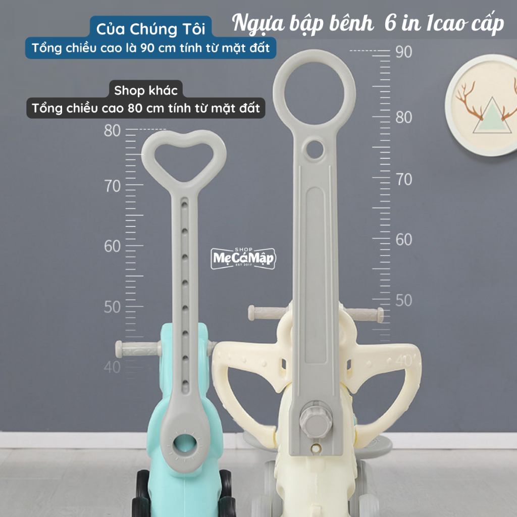 Ngựa bập bênh Holla 2 in 1