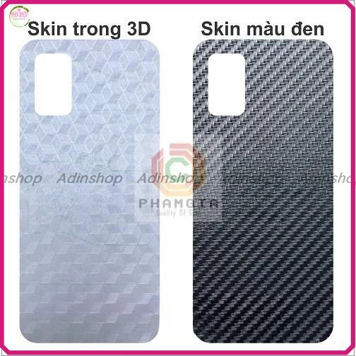 Miếng dán mặt lưng skin carbon Samsung A03s
