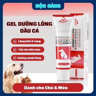 Gel Dưỡng Lông Dầu Cá Dorrikey dành cho chó mèo 120g