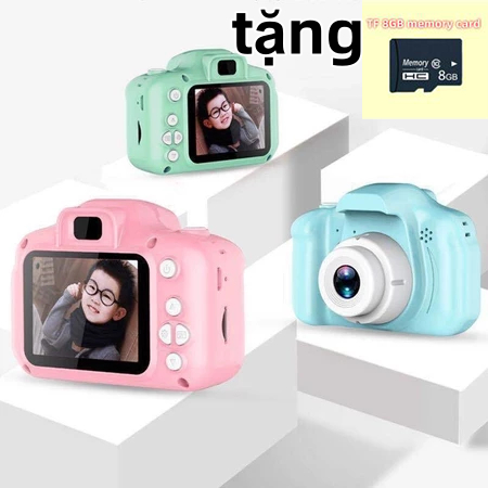 Máy Ảnh Mini Kỹ Thuật Số Digital Camera HD Hoạt Hình Dễ Thương Có Thể Phù Hợp Với Trẻ Em