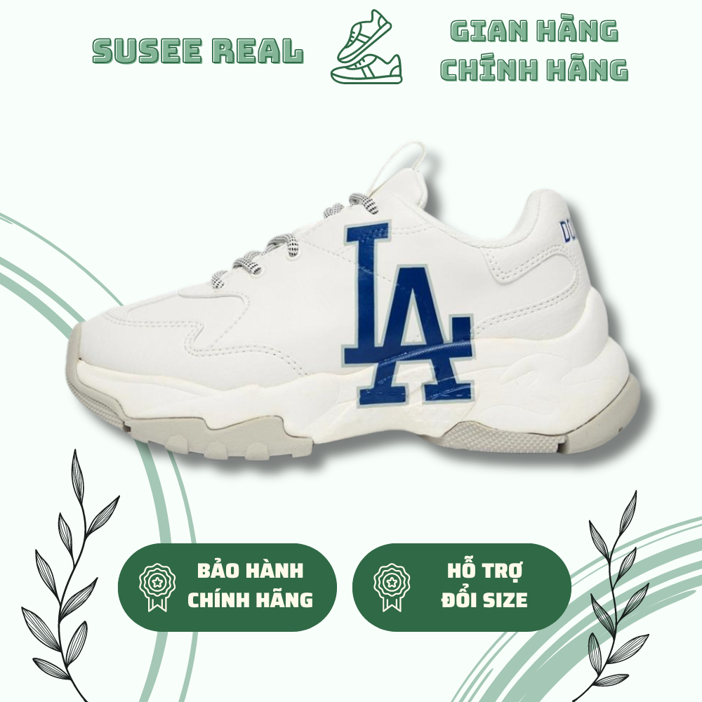 [CHÍNH HÃNG] MLB chính hãng, MLB BIgball Chunky LA Dodgers, đế độn 5 -7 cm