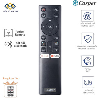  Điều khiển GIỌNG NÓI VOICE tivi CASPER NÚT HÀNG MỚI + TẶNG SẴN PIN