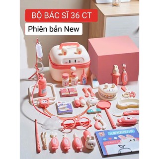   SỈ  Đồ chơi bác sĩ Hộp đồ chơi bác sỹ- Có Kèm hộp Y Tế tiêm ống nghe dụng cụ y tế đầy đủ 