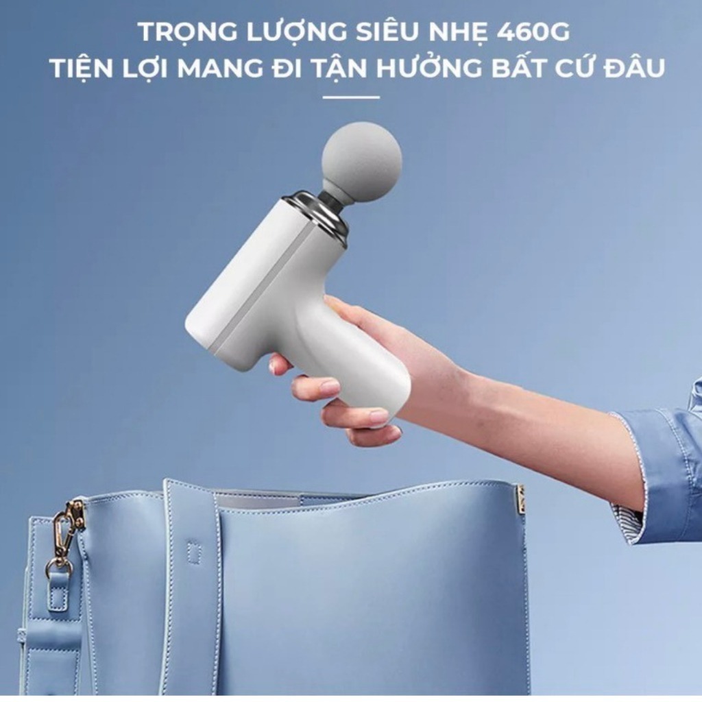 Máy Massage Masonilirab Cầm Tay , Súng Massage Cầm Tay Mini Toàn Thân 6 Cấp Độ Chuyên Sâu Đa Năng