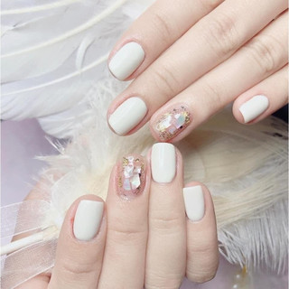 Xà cừ trắng,mỏng ẩn gel,ẩn bột