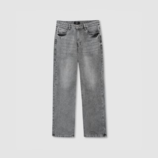 Quần Jean nam ROWAY Denim cotton, RELAXED FIT  | Xám Đen