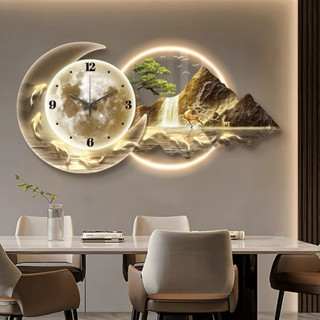 Đồng hồ Tráng Gương Treo Tường Điện Led, Tranh Treo Phòng Khách, Phòng Làm Việc, Decor Cửa Hàng....