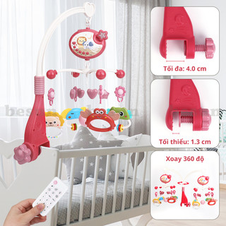 Đồ Chơi Treo Nôi Cũi Phát Nhạt Chạy Pin Tự Động Cho Bé Dochoizozo