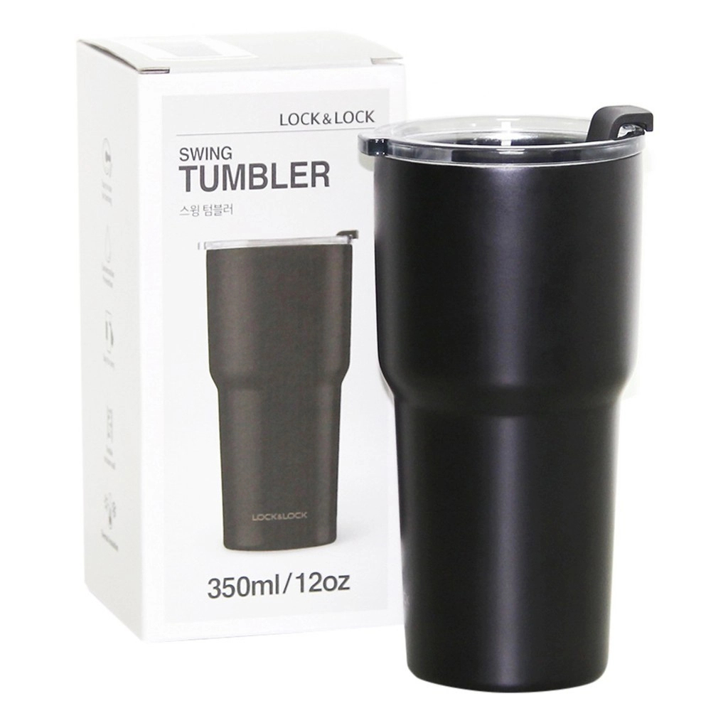 Ly giữ nhiệt Lock&Lock bằng thép không gỉ Swing Tumbler LHC4179BLK 350ml