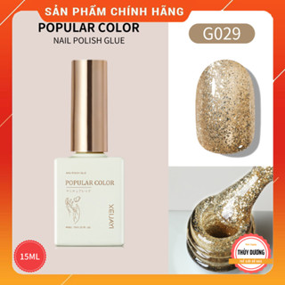 [G029] Sơn gel Xeijayi chính hãng siêu đặc màu vàng nhũ mã G029 15ml