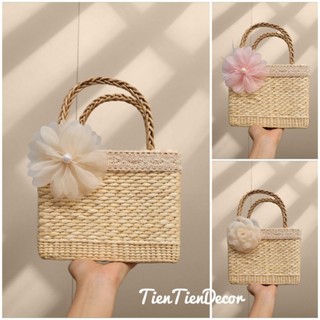  Túi lục bình đóng thuyền quai giấy 