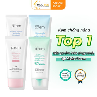Kem chống nắng vật lý kiềm dầu Make P:rem UV defense me. No sebum sun cream 50ml
