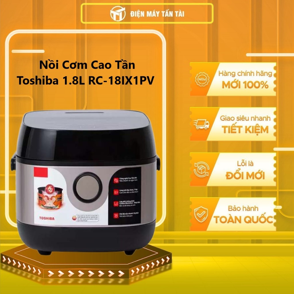 RC-18IX1PV - Nồi Cơm Cao Tần Toshiba 1.8L RC-18IX1PV - GIAO HÀNG TOÀN QUỐC