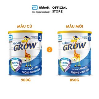 [MẪU MỚI] (Giá tốt nhất) Sữa Abbott Grow 1+ (Grow 3 cũ) lon 900g phát triển chiều cao