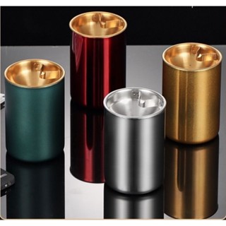 Gạt tàn tròn, gạt tàn inox, gạc tàn thuốc - CHỈ BÁN MÀU BẠC - GTT007e