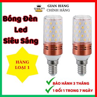Bóng Đèn Led Siêu Sáng Công Suất 12w/16w/18w/24w, Bóng Đèn Hình Bắp Ngô Đui Xoáy Thông Dụng