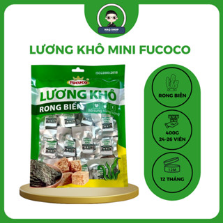 (SIÊU RẺ) Lương Khô Mini Fucuco Vị Rong Biển Túi 400g Bổ Sung Năng Lượng Thay thế bữa ăn