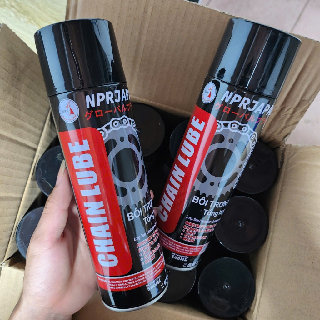 Chai xịt bảo dưỡng sên (xích) chống rỉ sét,ăn mòn NPR JAPAN 500ML