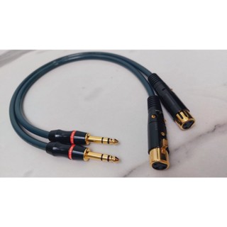 (BH 3 năm) Dây Canon cái ra 6 ly stereo cao cấp - Dây tín hiệu âm thanh Audio Phile đầu jack Canon ra 6ly (6.5mm)